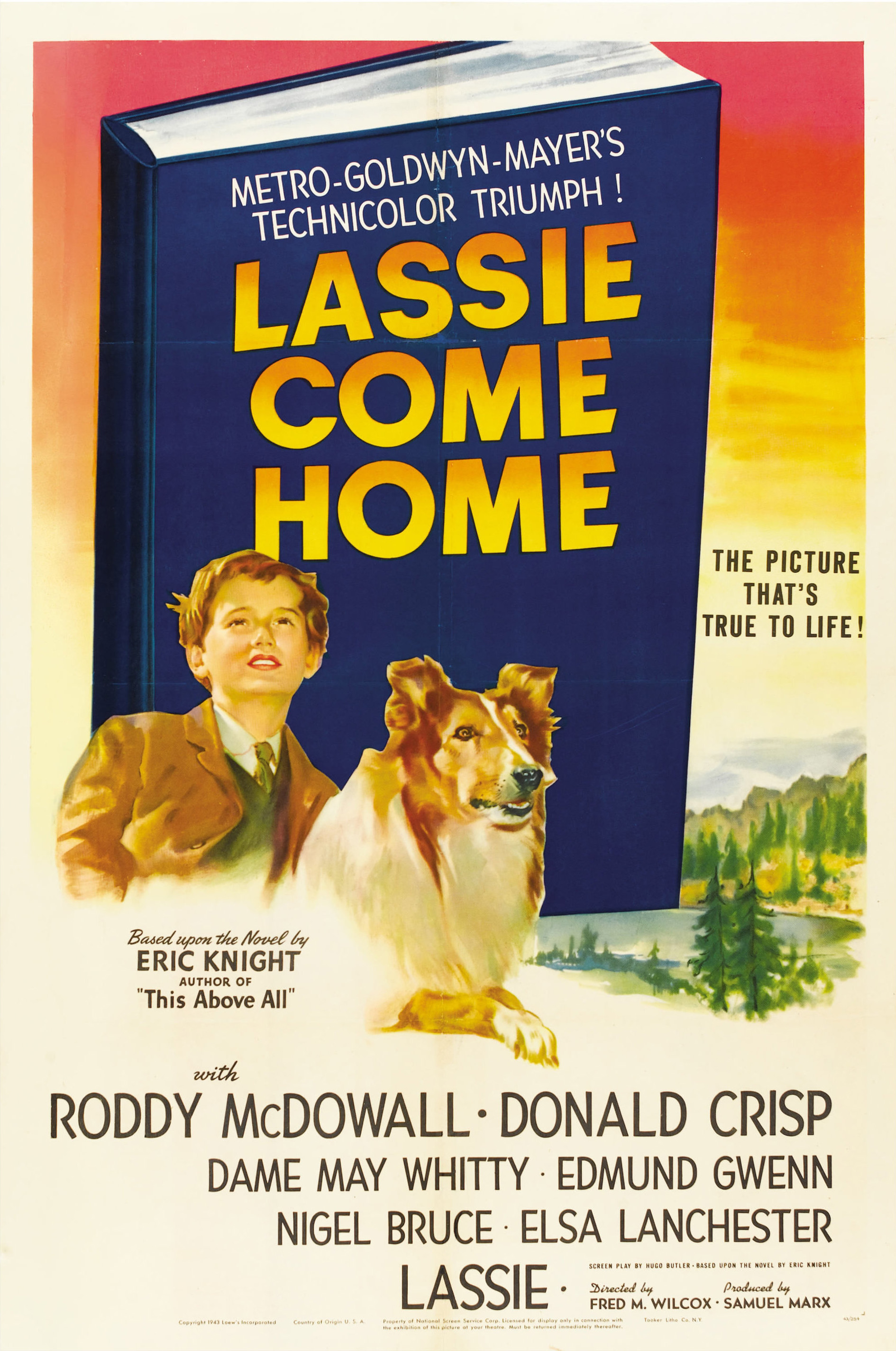 lassie come home book 1940